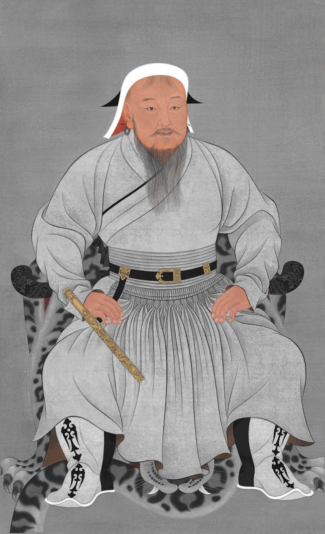 Portretul lui Genghis Khan © Muzeul National Chinggis Khaan
