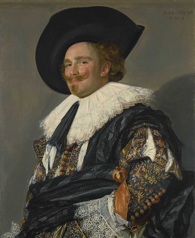 Frans Hals, Cavalerul care rade, 1624, ulei pe panza, 83 x 67 cm © Trustees of the Wallace Collection, Londra