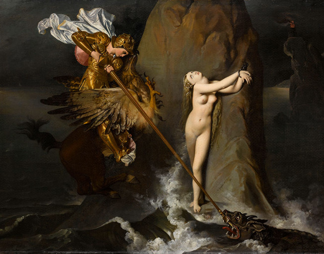 Jean-Auguste-Dominqiue Ingres, Roger livrand Angelique, 1819, © RMN-Grand Palais - Muzeul Luvru ©Franck Raux