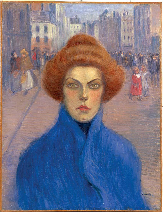 TA.  Steinlen, Inapoi la scoala seara, 1897, ulei pe panza, Collection Association des Amis du Petit Palais, Geneva © Studio Monique Bernaz, Geneva