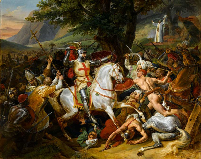 Horace Vernet, Batalia de la Las Navas de Tolosa, 1212 (detaliu), 1817, Castelul Versailles © RMN-GP - Castelul Versailles © G. Blot