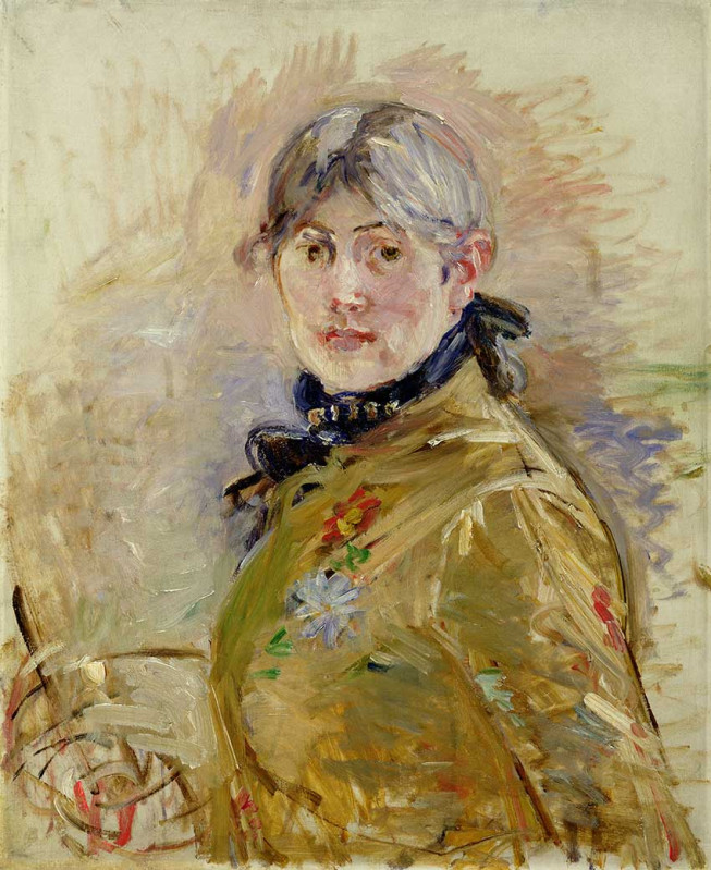 Berthe Morisot, Autoportret 1885, ulei pe panza, 61 x 50 cm © Muzeul Marmottan Monet, Paris