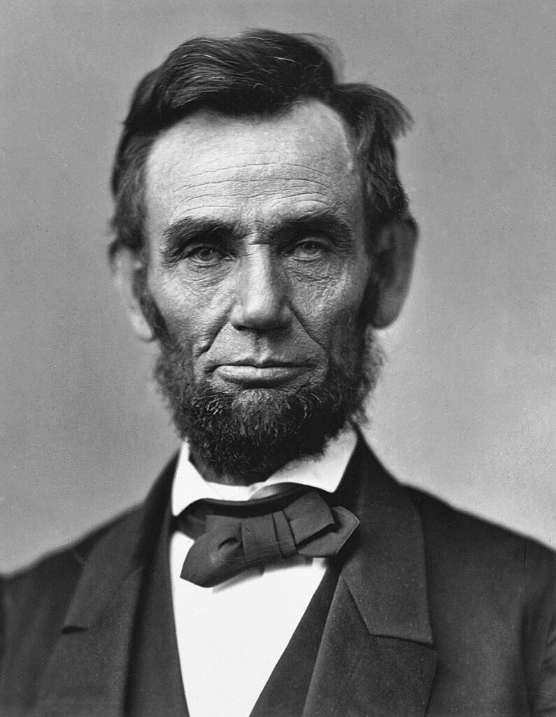 portretul lui Abraham Lincoln