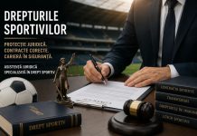 Drepturile sportivilor și importanța unei reprezentări juridice specializate Avocat care analizează un contract sportiv pentru protejarea drepturilor unui sportiv